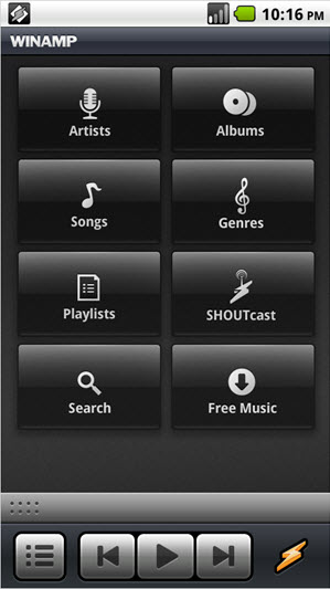 Winamp for Android