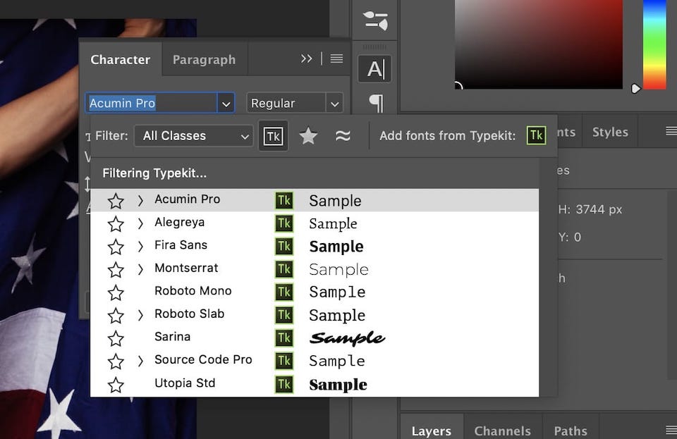 Adobe Fonts from Typekit